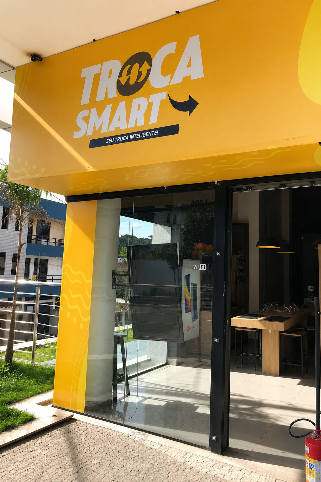 Fachada da loja Troca Smart em Juiz de Fora